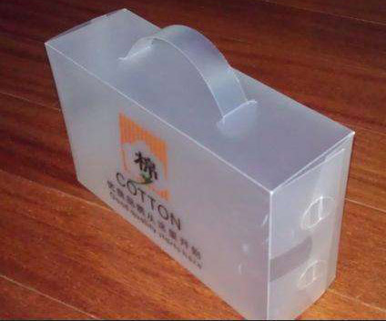 Die-cut PC / PET / PVC / PP plastic packaging folding box